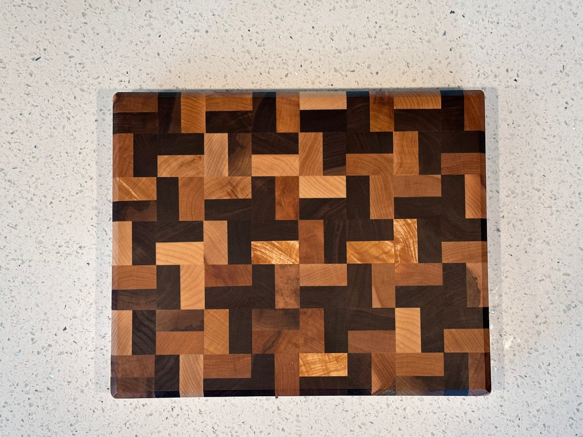 3D Design Cutting Board with Maple Wood Frame – Krasava Builds Co.