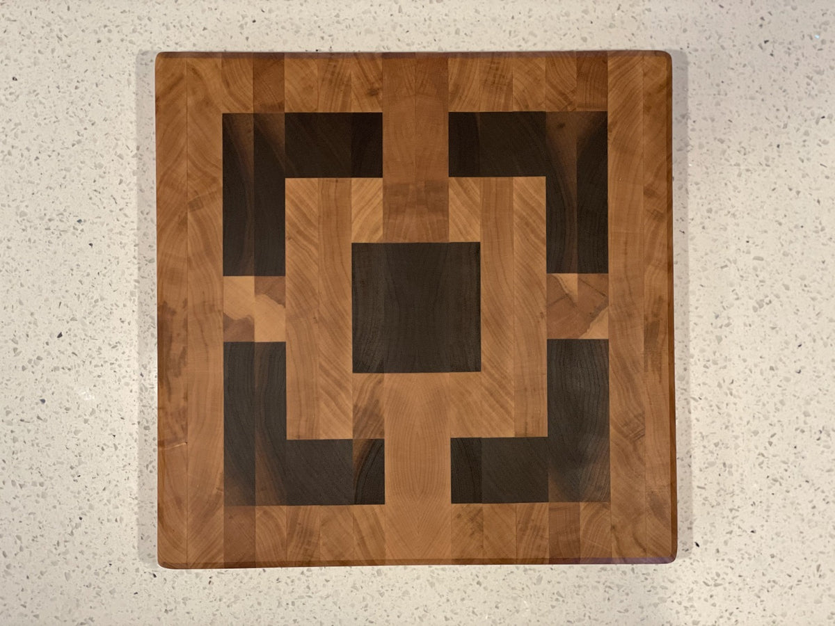 Square on Square Breeze Block End Grain Cutting Board – Taryn Builds