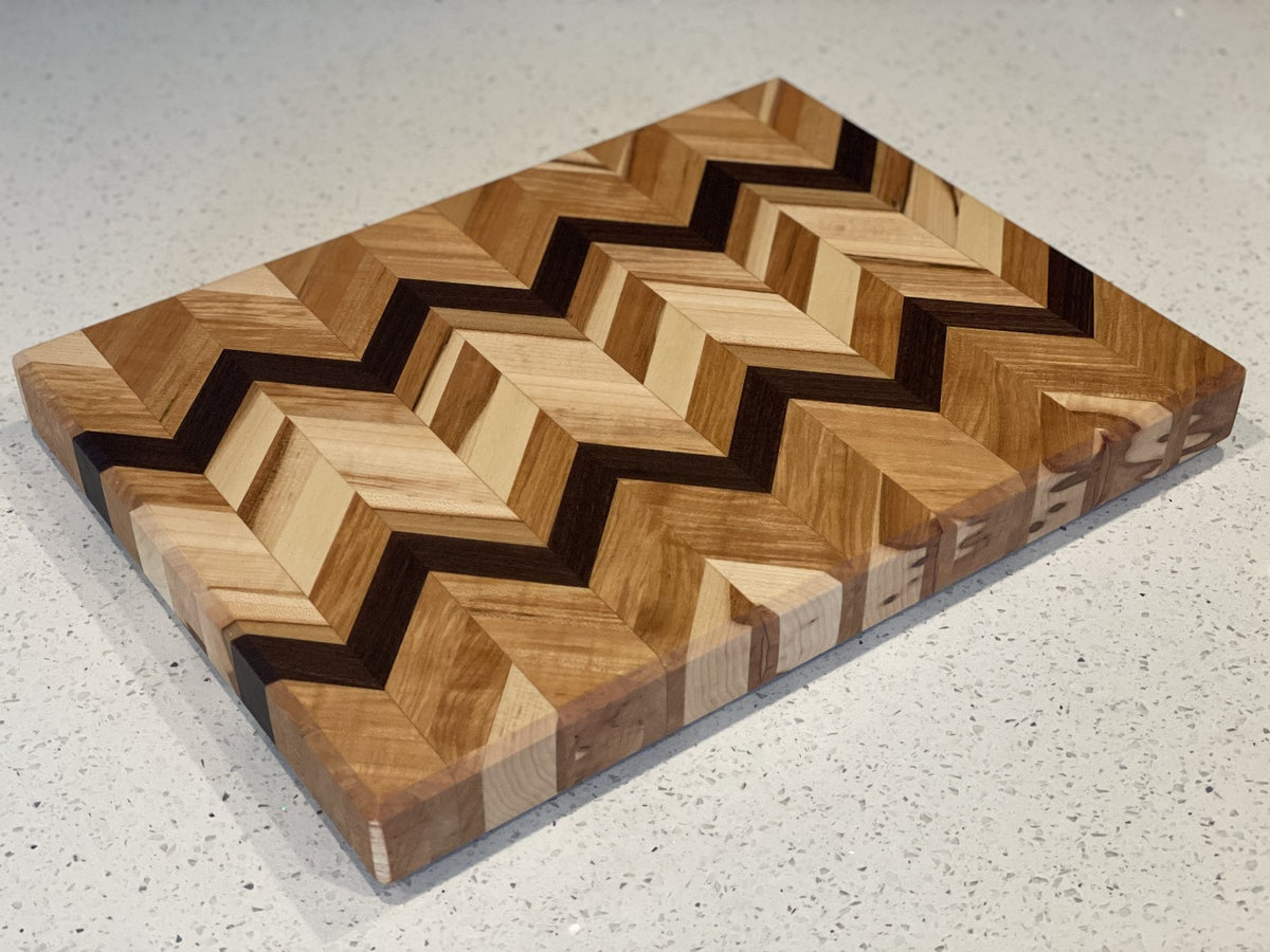 Square on Square Breeze Block End Grain Cutting Board – Taryn Builds