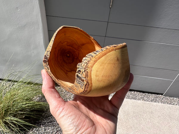 Eucalyptus Natural Rim Vessel #83