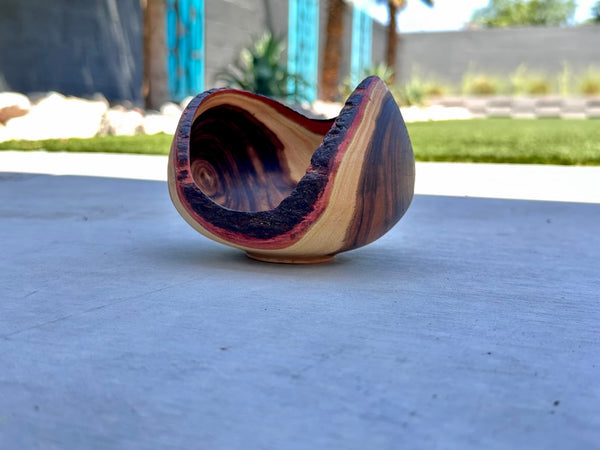 Willow Acacia Natural Rim Vessel #87