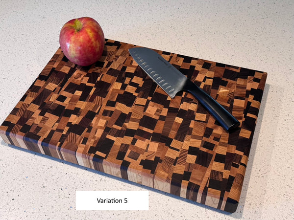 Angled Chaos End Grain Cutting Board - June 2024 Batch