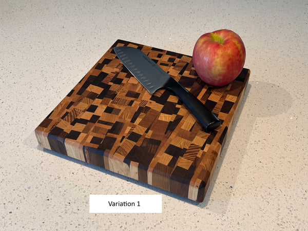 Angled Chaos End Grain Cutting Board - June 2024 Batch