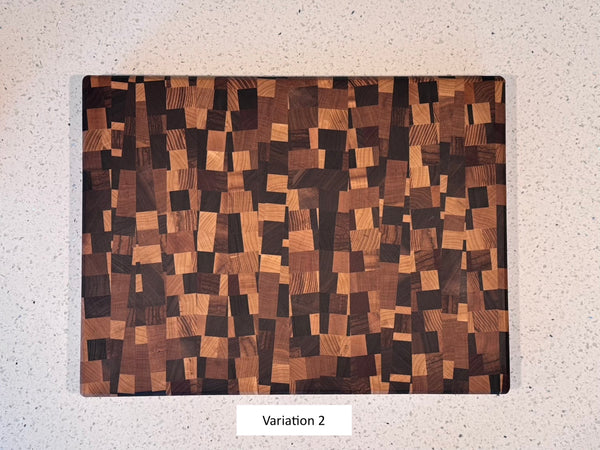 Angled Chaos End Grain Cutting Board - June 2024 Batch