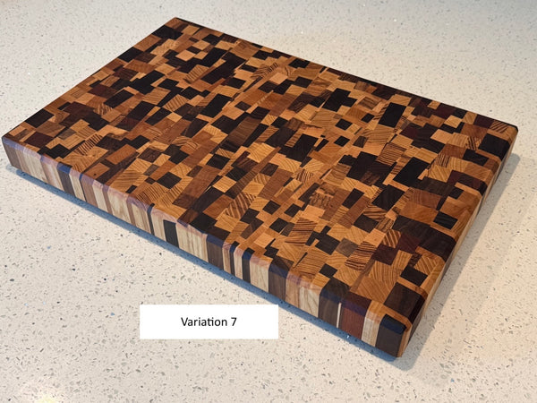 Angled Chaos End Grain Cutting Board - June 2024 Batch