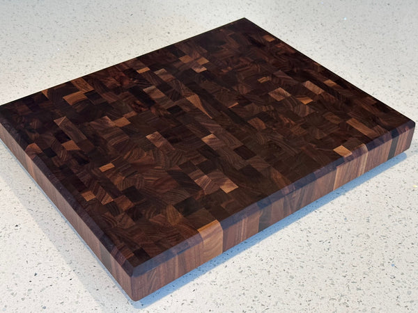 Large Wood Cutting Board  Walnut End Grain Cutting Board – Pit