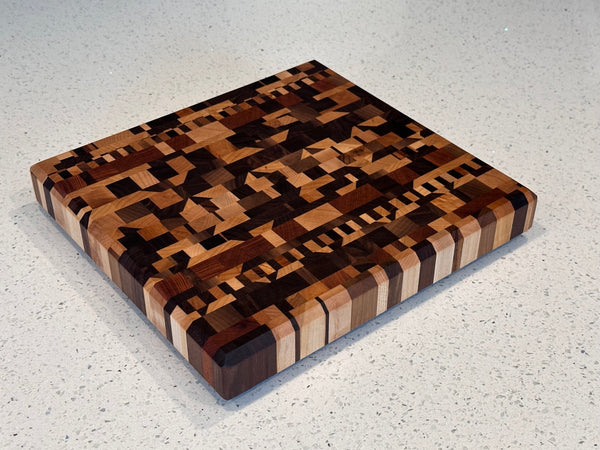 Chaos End Grain Cutting Board