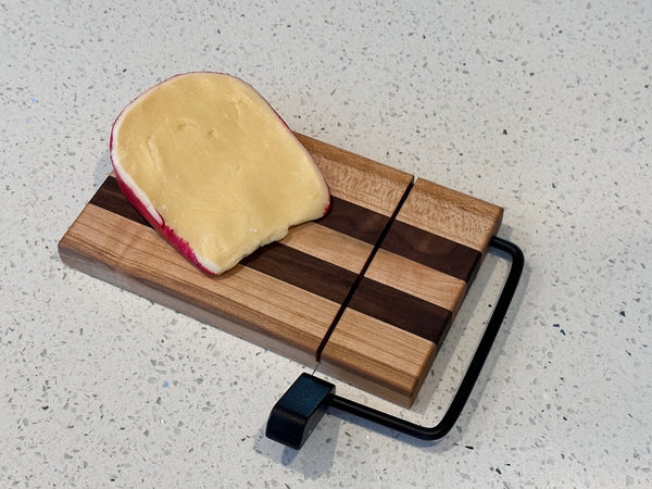 Small Maple & Walnut Cheese Slicer