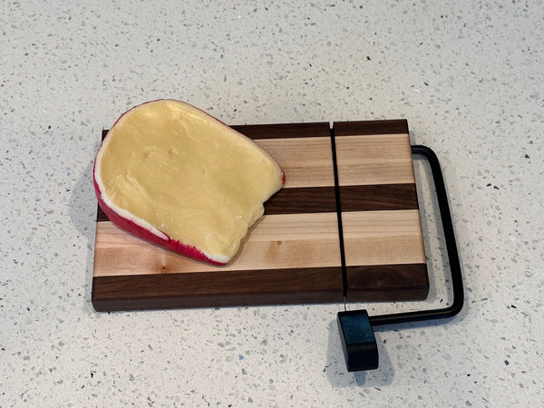 Small Maple & Walnut Cheese Slicer