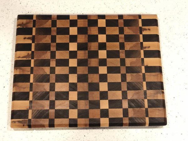 Checkered End Grain Cutting Board