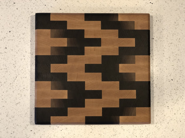 Space Invaders End Grain Cutting Board